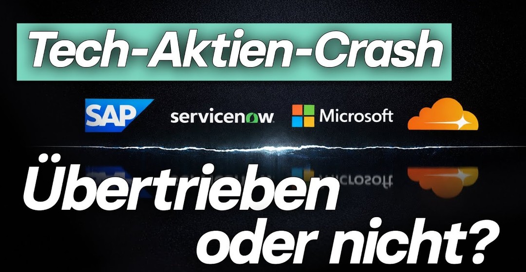 Tech-Aktien-Crash bei SAP, ServiceNow, Microsoft, Cloudflare | AktienPuls360 ReelTalk