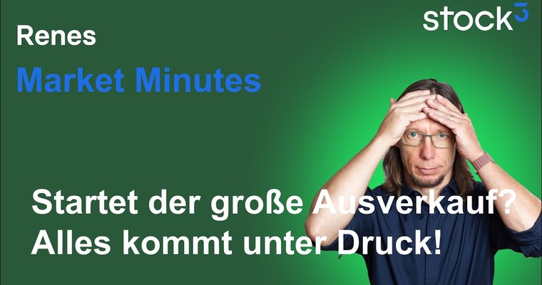 Renes Market Minutes - Aktien, Gold, Silber Bitcoin! Alles kommt unter Druck! Risk Off!