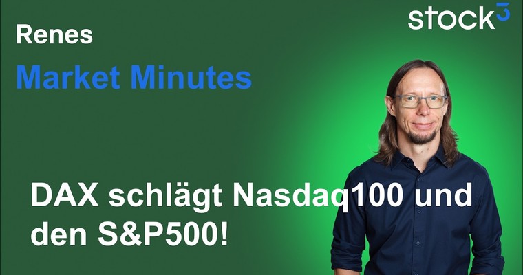 Renes Market Minutes - And the Winner is! DAX schlägt Nasdaq und S&P500! Gold konsolidiert weiter!
