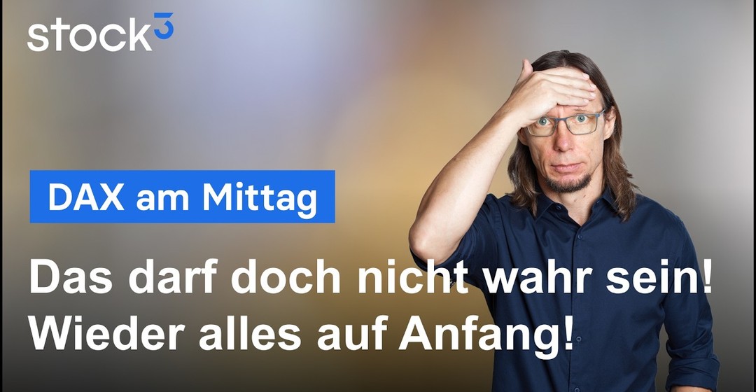 DAX am Mittag - Erneut ein enttäuschender Trendversuch im DAX