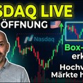 Nasdaq live zur US-Eröffnung: Hochvolatile Märkte handeln (Box-Setup erklärt)