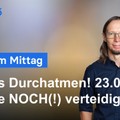 DAX am Mittag - DAX verteidigt die wichtige 23.000 Punkte-Marke! Noch!?