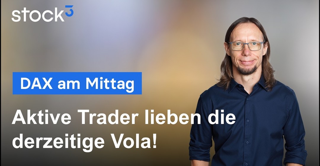 DAX am Mittag - Risiko überwiegt! Tradingmarken für den Nachmittag!