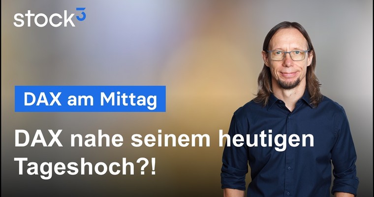 DAX am Mittag - Die Luft wird dünner, aber...