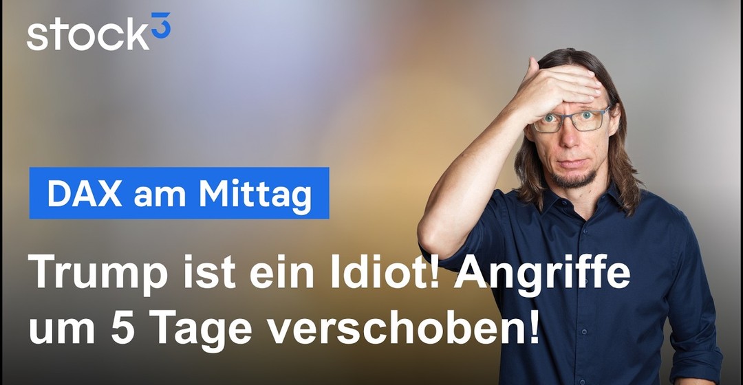 DAX am Mittag - Trump schürt Hoffnung! DAX explodiert! Aber reicht das aus?