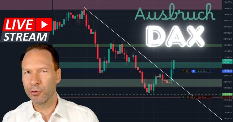 Heftige DAX-Bewegung nach Trump-News! Livetrading Analyse