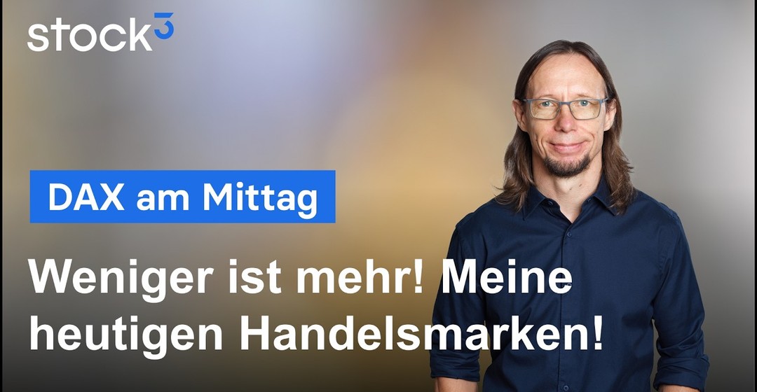 DAX Analyse am Mittag - Auf der Suche nach einem neuen Impuls! Meine Marken für heute!