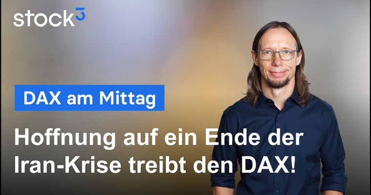 DAX Analyse am Mittag - Erwartungsvolle Anleger! Trump Rede & Aussicht auf Entspannung im Fokus!