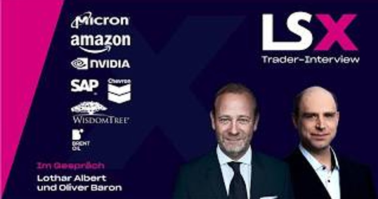 Trader-Interview mit Oliver Baron über Micron, Amazon, Nvidia, SAP, Chevron & WisdomTree