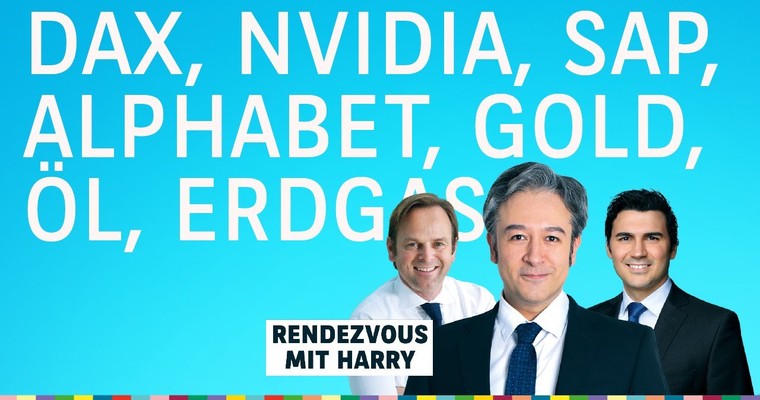 DAX, Nvidia, SAP, Alphabet, Gold, Öl, Erdgas - Charttechnik mit Harald Weygand