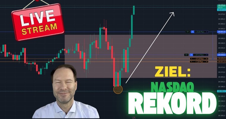 Nasdaq Livetrading: Erst ausgestoppt, dann 50 Punkte Gewinn