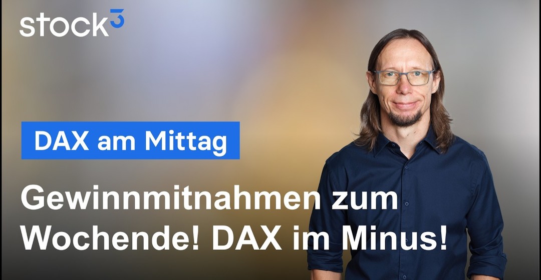 DAX am Mittag - Wie weit kann sich der DAX kurzfristig erholen?