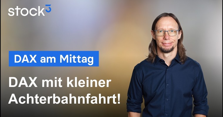 DAX am Mittag - Dick abgeräumt und rechtzeitig ausgestiegen! Achterbahnfahrt im DAX!