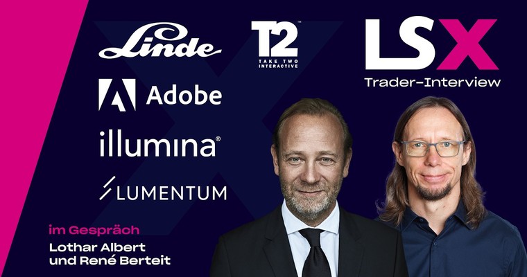 Trader-Interview mit René Berteit: Linde PLC, Adobe, Illumina, Take Two, Lumentum
