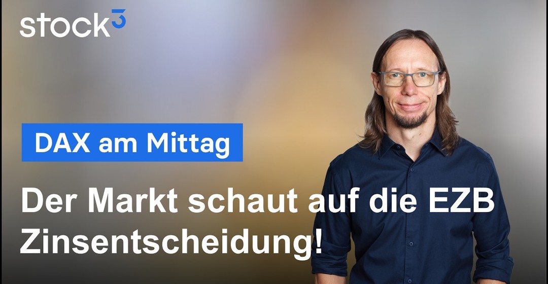 DAX am Mittag - Alles wartet auf die EZB