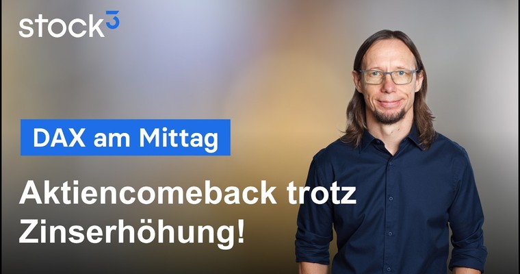 Renes Market Minutes - Comeback am Aktienmarkt! EZB erhöht Zins! Inflation zieht an!