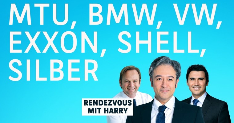 MTU, BMW, Mercedes, VW, Exxon, Shell, Chevron, Petrobras - Charttechnik mit Harald Weygand
