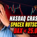 Nasdaq bricht ein: Fed-Schock, SpaceX-Rutsch & DAX unter 25.000