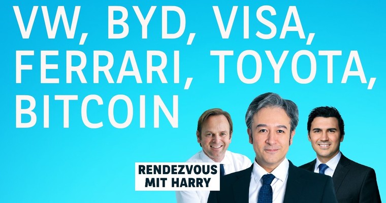 VW, BYD, Visa, Ferrari, Toyota, Bitcoin - Charttechnik mit Harald Weygand