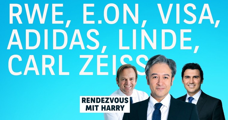 RWE, E.ON, Adidas, Visa, Linde, Carl Zeiss, MDAX, Siltronic - Charttechnik mit Harald Weygand