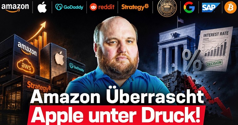 Amazon überzeugt - Apple schwächelt? Die wichtigsten Quartalszahlen im Check