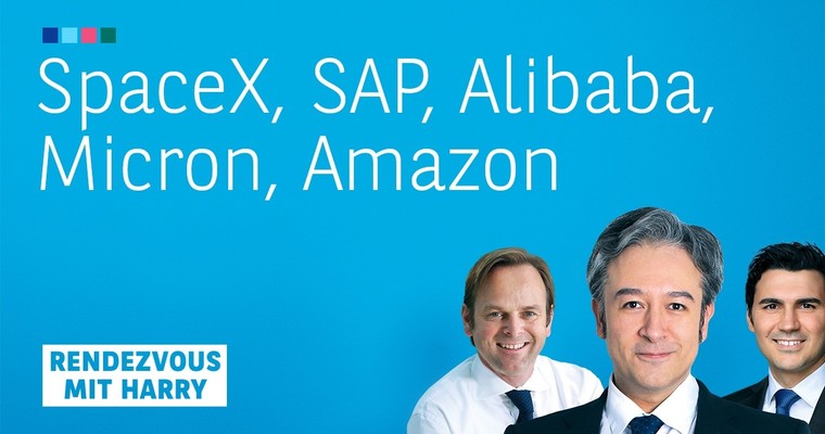 SpaceX, SAP, Alibaba, Micron, Amazon, Rheinmetall, Microsoft - Charttechnik mit Harald Weygand