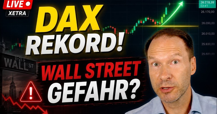 DAX auf Rekordkurs – doch an der Wall Street wächst die Gefahr!