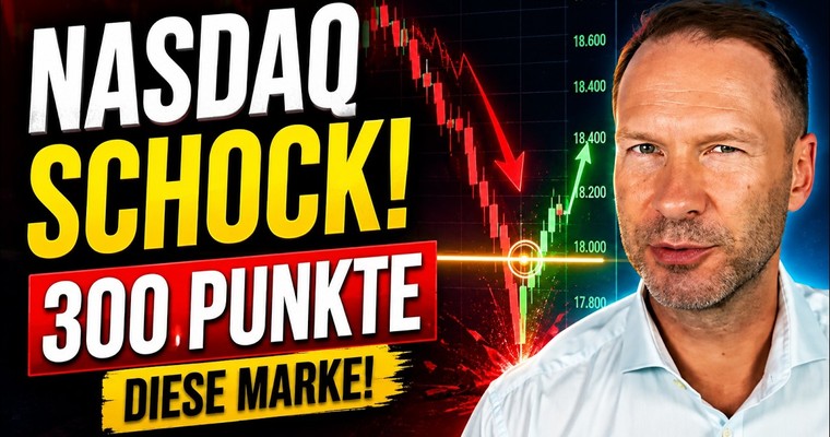 Nasdaq dreht nach 300-Punkte-Schock – diese Marke war entscheidend!