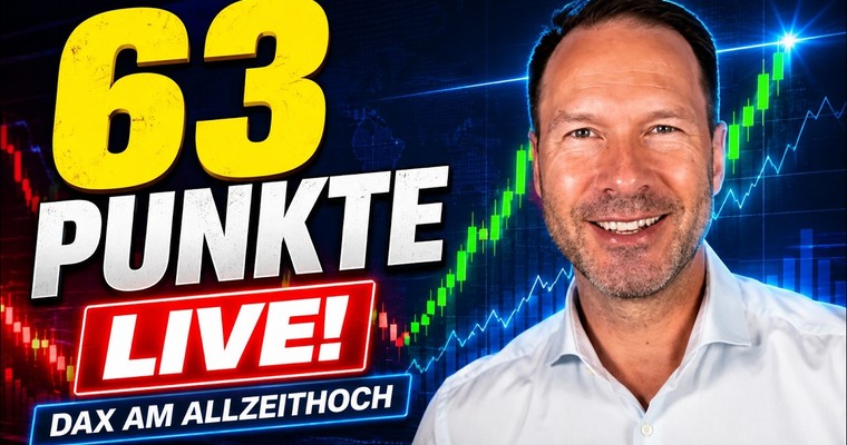 DAX am Allzeithoch: 3 Trades, 63 Punkte Gewinn – LIVE!