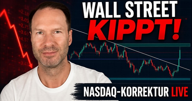 Wall Street kippt! So trade ich die Nasdaq-Korrektur LIVE