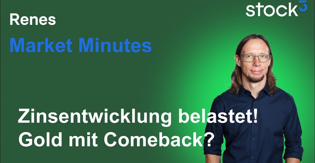 Videoteaser von Renes Market Minutes - Aktien weiter unter Druck! Angst vor steigenden Zinsen!?
