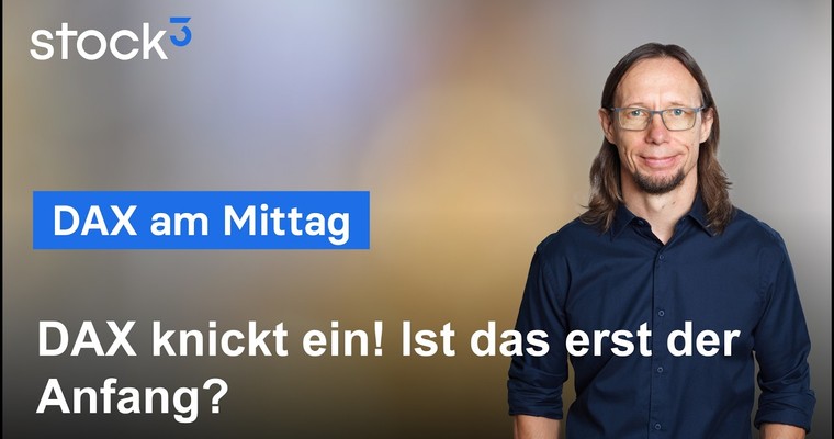 Videoteaser von DAX Analyse am Mittag - Die Kurse rutschen! Die Lage spitzt sich zu!