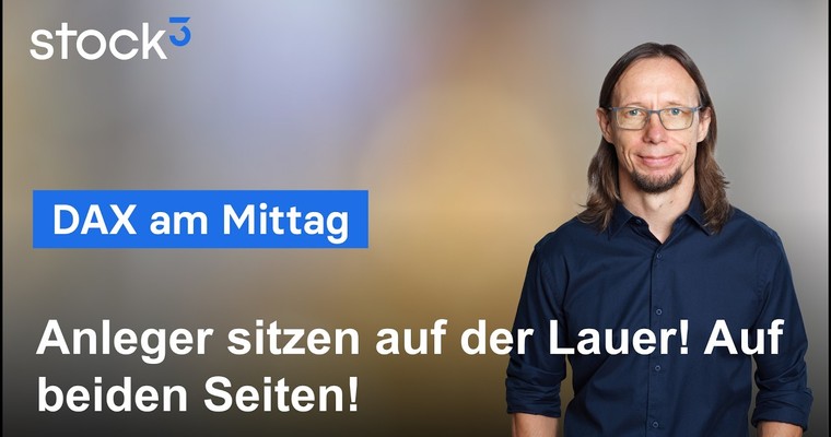 Videoteaser von DAX Analyse am Mittag - Diese Erholungspotentiale hätte der DAX, wenn die EZB mitspielt!
