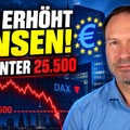 Videoteaser von EZB erhöht die Zinsen: DAX bricht 25.500 – Nasdaq vor 29.000!