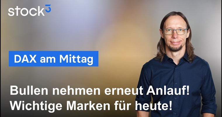 Videoteaser von DAX Analyse am Mittag - Schock und starkes bullisches Comeback!