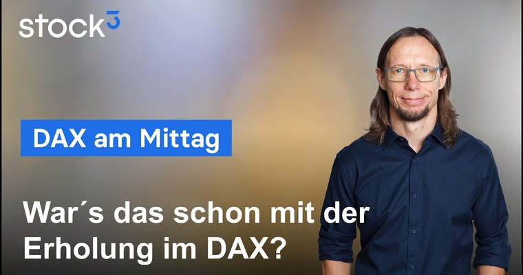 Videoteaser von DAX Analyse am Mittag - Die Käufer dürfen am Nachmittag nicht zögern!