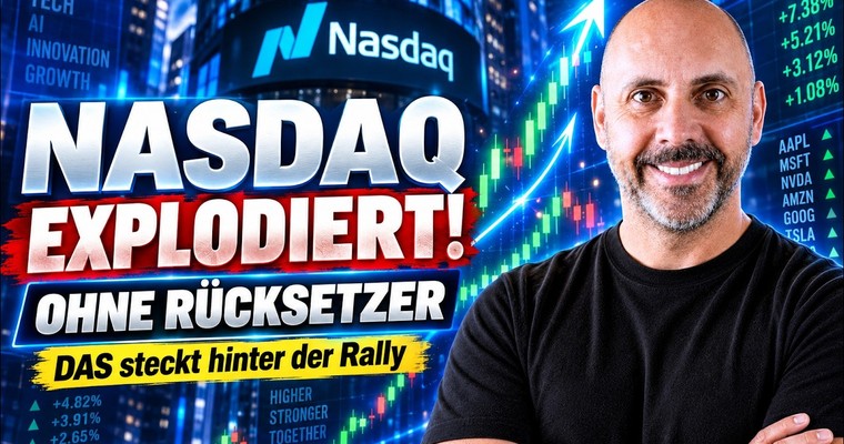 Videoteaser von Nasdaq explodiert ohne Rücksetzer – DAS steckt hinter der Rally!