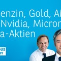 Videoteaser von Öl, Benzin, AMD, SAP, Nvidia, Micron, Gold, China-Aktien - Charttechnik mit Harald Weygand