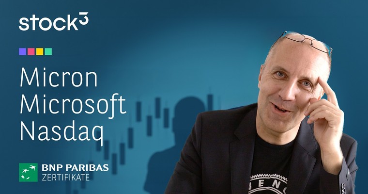 Videoteaser von Kurzfristige & risikoarme Tradingmarken für Micron - Microsoft - Nasdaq 100 - S&P 500 - DAX