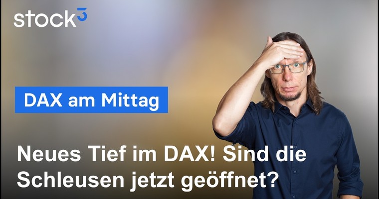 Videoteaser von DAX am Mittag - DAX eigentlich "zu günstig", aber keiner will ihn haben!?