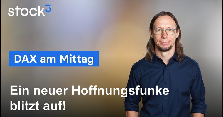 Videoteaser von DAX Analyse am Mittag - DAX holt auf (sorry für den leisen Ton)