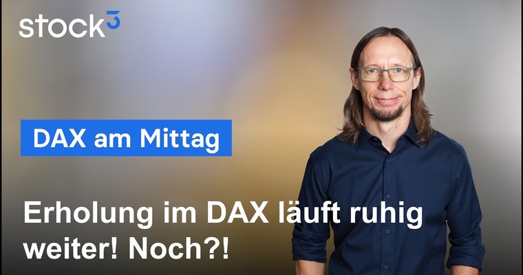 Videoteaser von DAX Analyse am Mittag - Bullisch, aber vorsichtig!