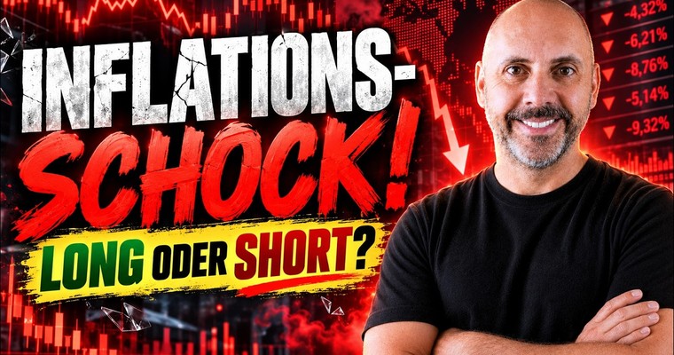 Videoteaser von Inflations-Schock! Nasdaq bricht ein – jetzt LONG oder SHORT?