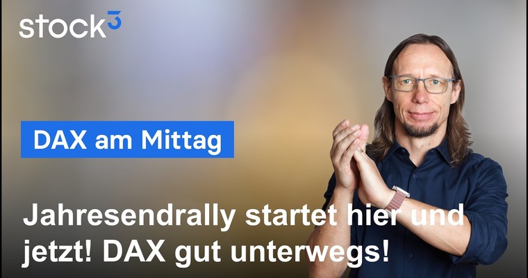 Videoteaser von DAX Analyse am Mittag - Die Jahresendrally ist gestartet