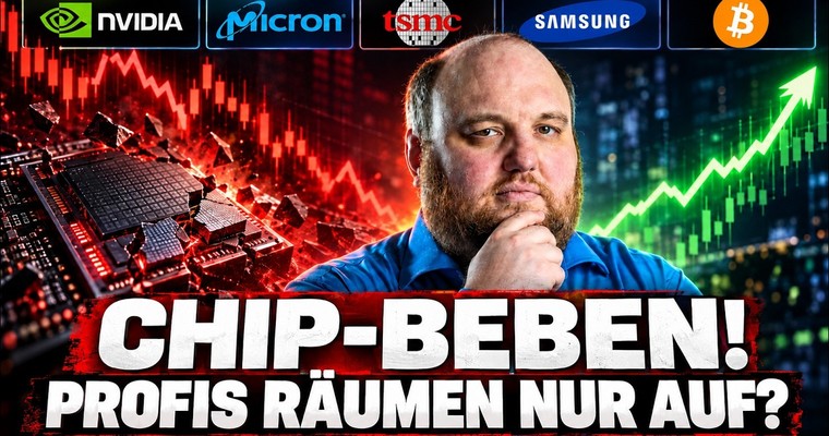 Videoteaser von Chip-Beben: Ist das Schlimmste jetzt vorbei? Diese Aktien habe ich im Blick!