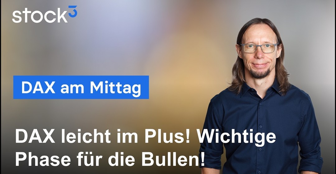 Videoteaser von DAX Analyse am Mittag - Das sind wichtige Kursgewinne!