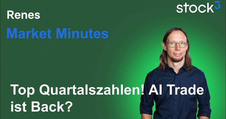 Videoteaser von Renes Market Minutes - Top Quartalszahlen bei Meta, Tesla & Co! Anschlusskäufe heute sind wichtig!