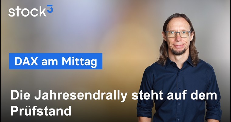 Videoteaser von DAX Analyse am Mittag - So steht es um die Jahresendrally!