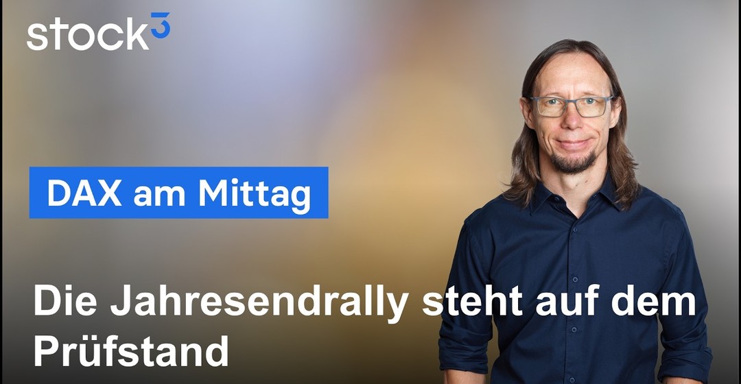 Videoteaser von DAX Analyse am Mittag - So steht es um die Jahresendrally!