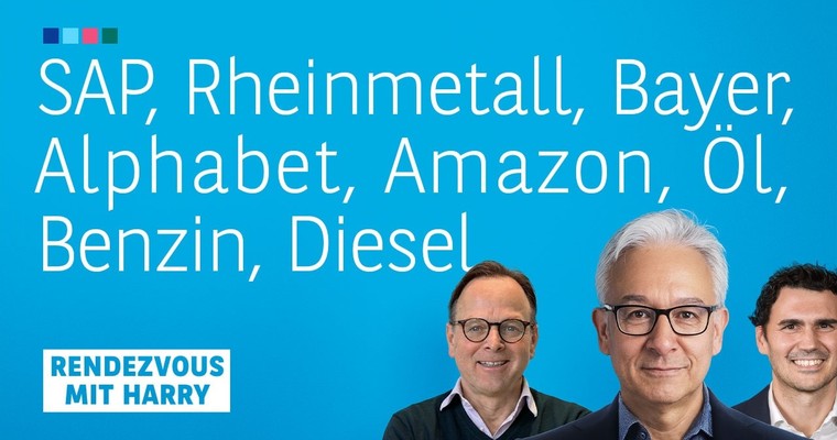Videoteaser von SAP, Rheinmetall, Bayer, Öl, Benzin, Woche der Notenbanken - Charttechnik mit Harald Weygand
